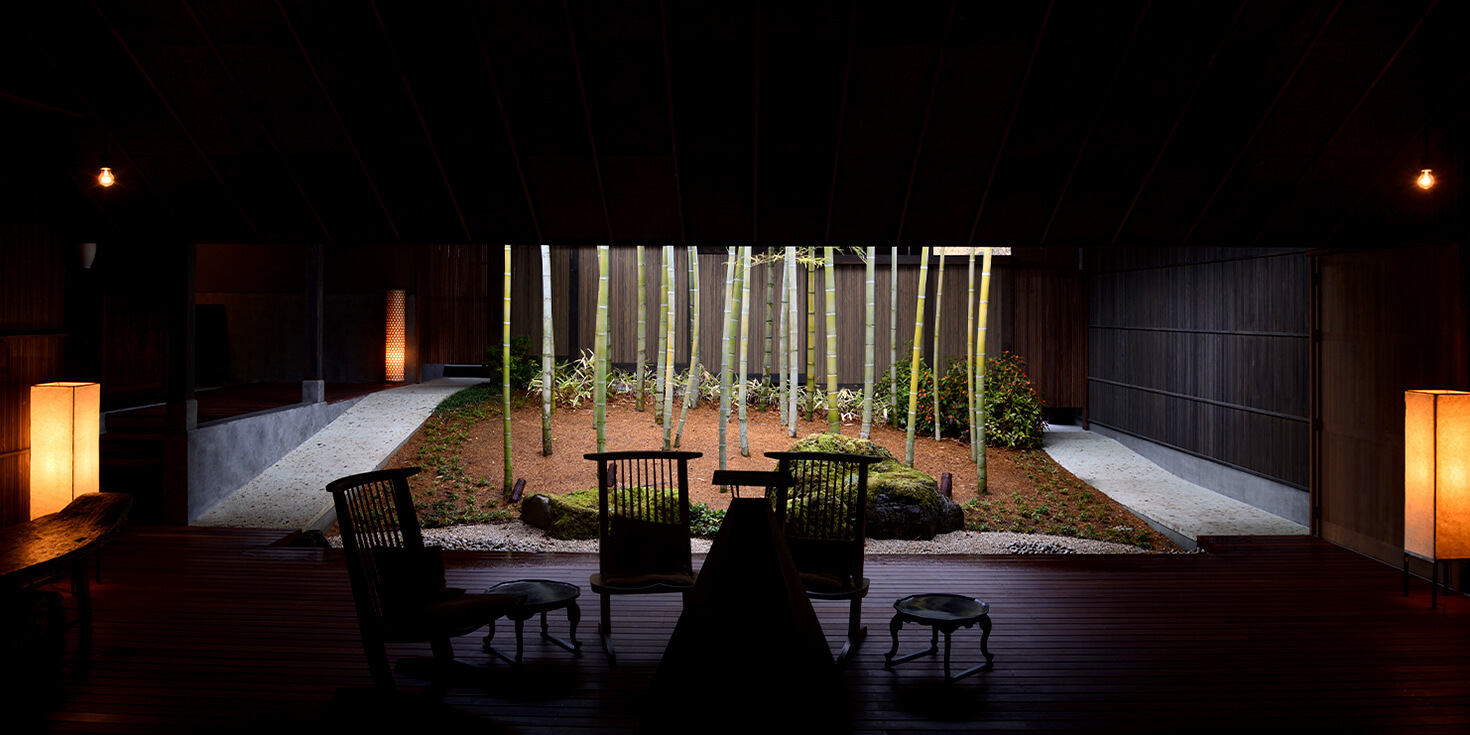 風姿中庭の竹林